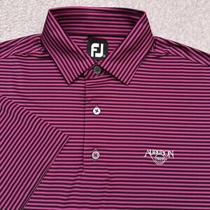 FootJoy Lisle Performance Polo‎ Shirt Men's M Stretch Audobon Country Club Golf